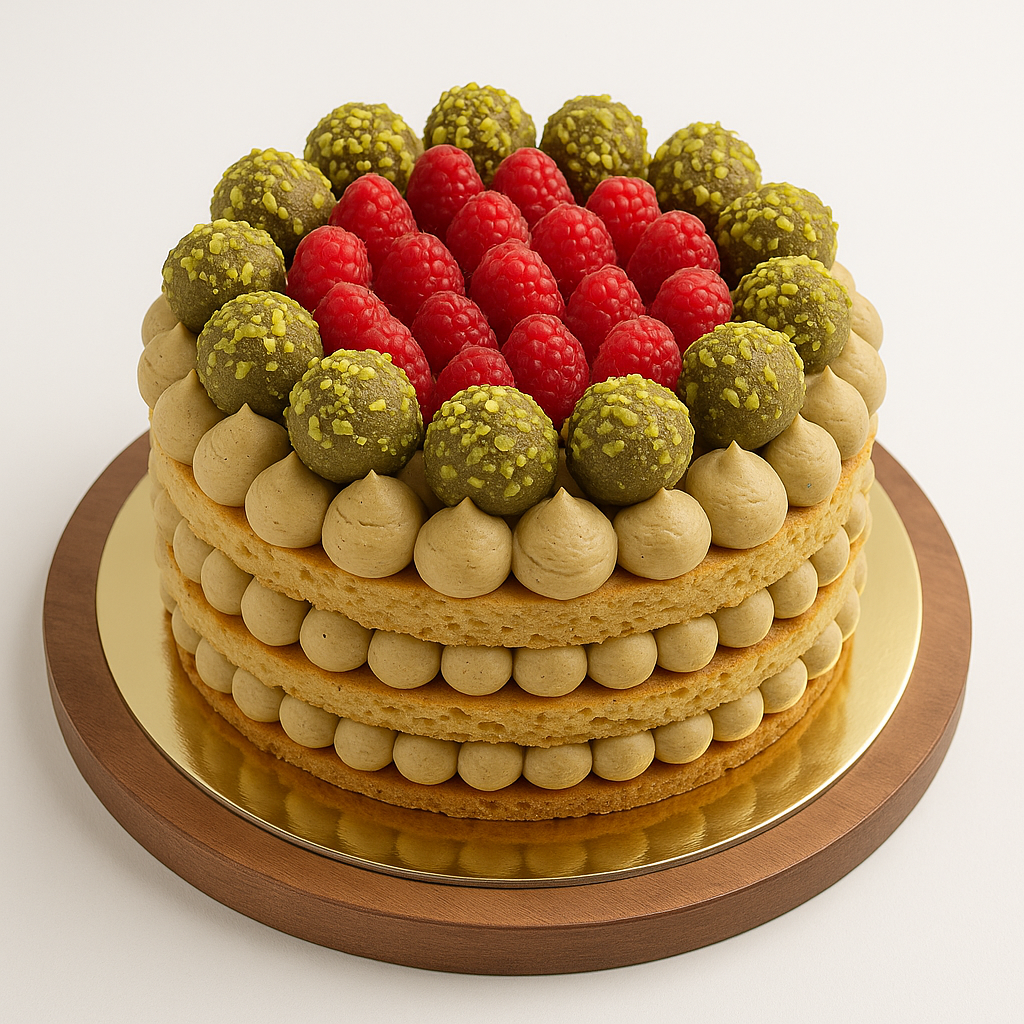 Pistachio Whisper — signature pistachio cake